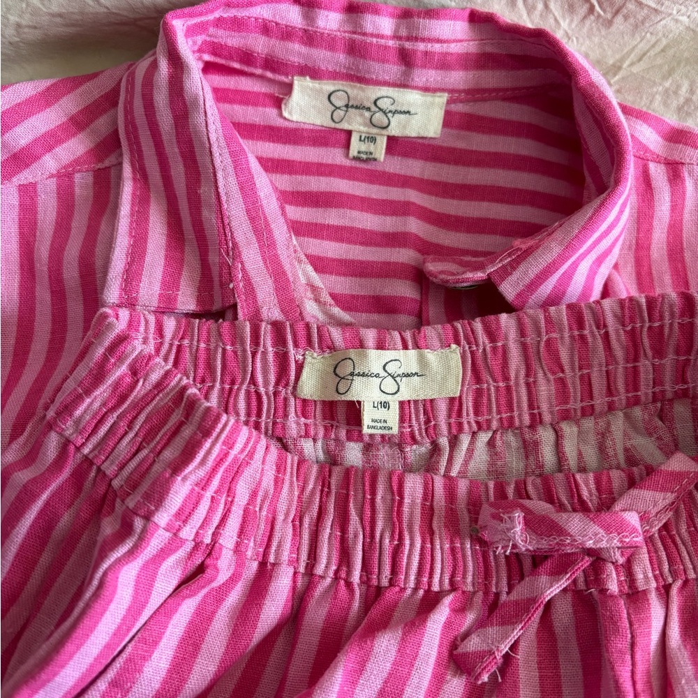 Set Jessica Simpson Pink Striped - Picture 4 of 4